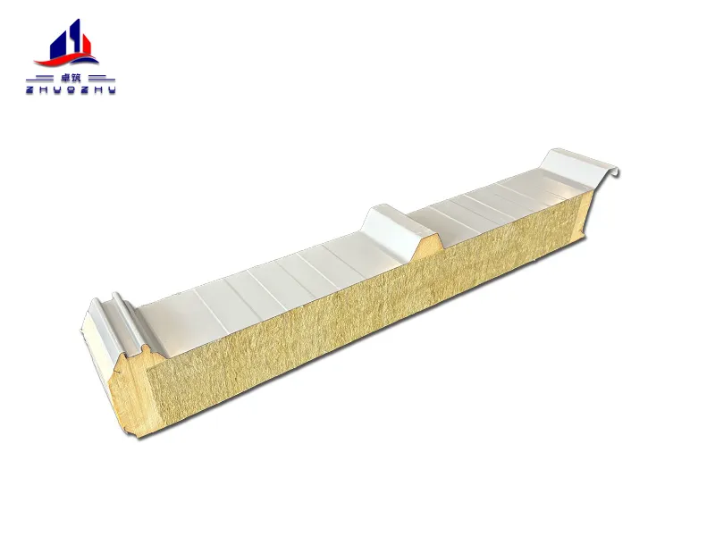Polyurethane edge-banded rock wool sandwich panels - Insulated roof panels