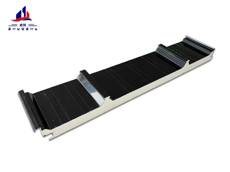 Sandwich roof panels that can be installed with solar panels