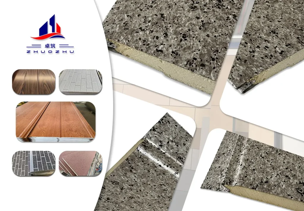 granite finish insulated metal siding