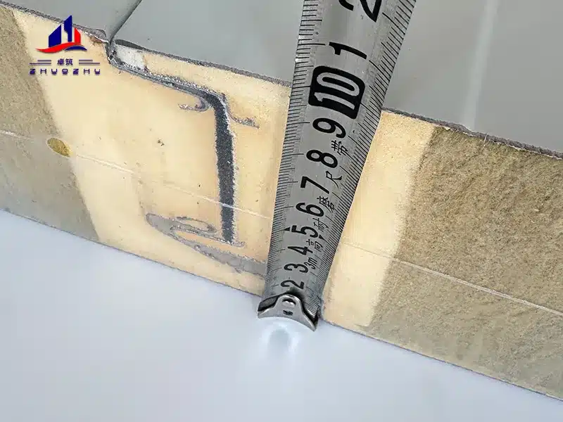 100mm Rockwool sandwich panels
