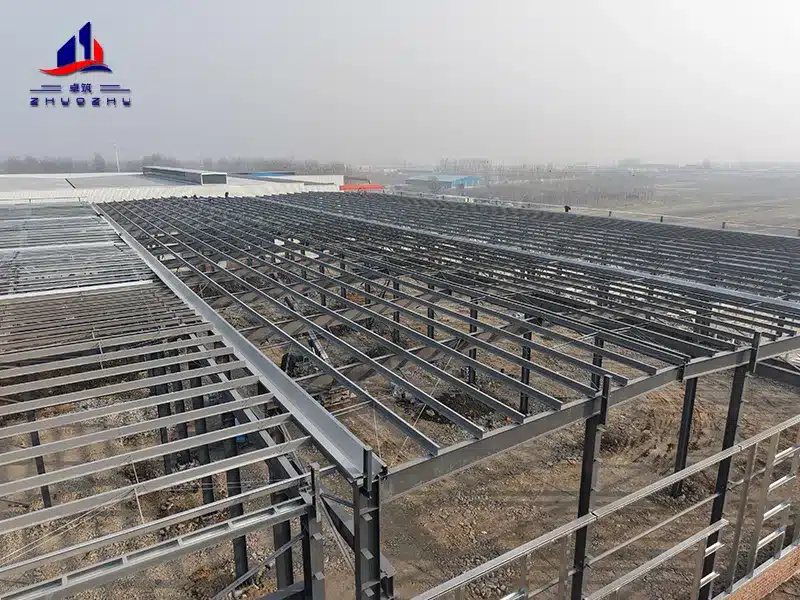 Our panel systems are precision-engineered for integration with industrial steel structure framing