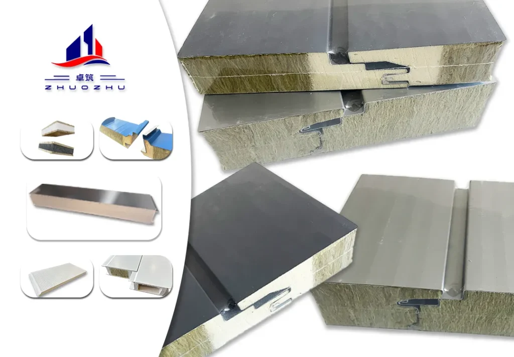 Pure Rock Wool External Wall Sandwich Panel Supplier