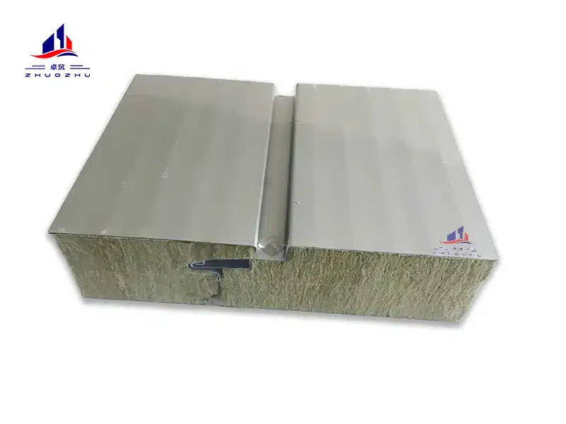 Pure Rock Wool External Wall Sandwich Panel – Rock Wool Sandwich Panel for Steel Structures